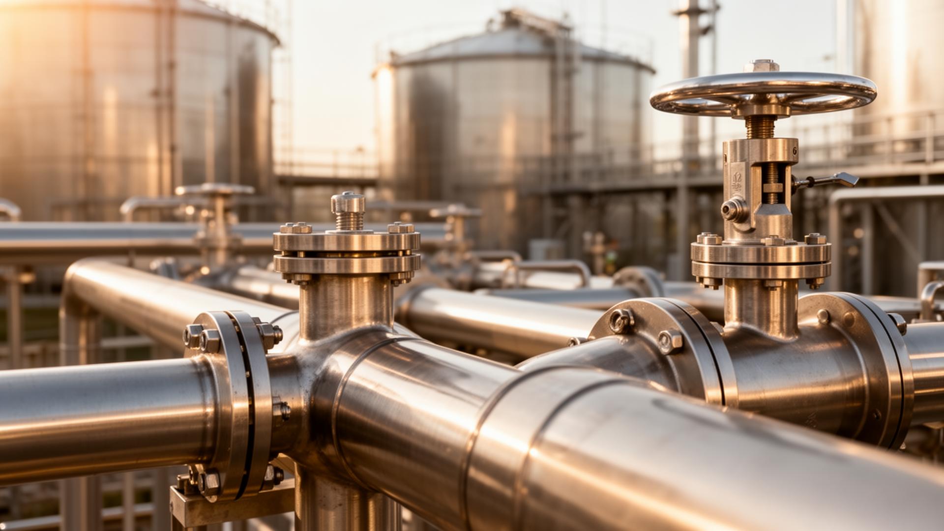 Stainless lines for edible oils, fats and laundry-soap feedstocks.